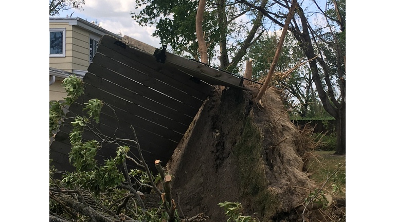 Cedar Rapids Derecho storm damage photo by Wendy Wilde