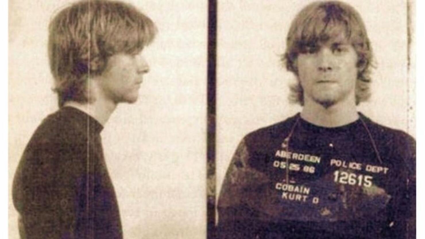 Kurt Cobain Mugshot