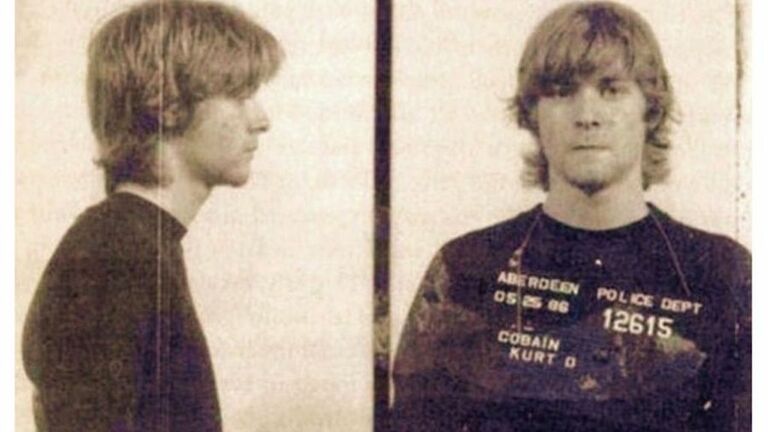 Kurt Cobain Mugshot