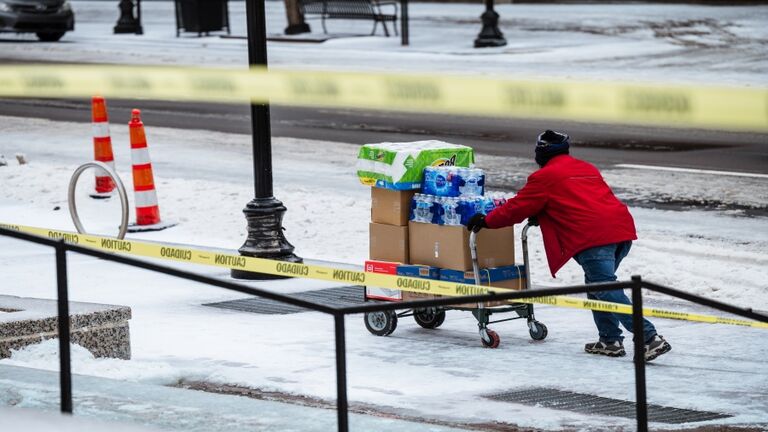 Winter Storm Brings Icy Conditions To Louisville, Kentucky