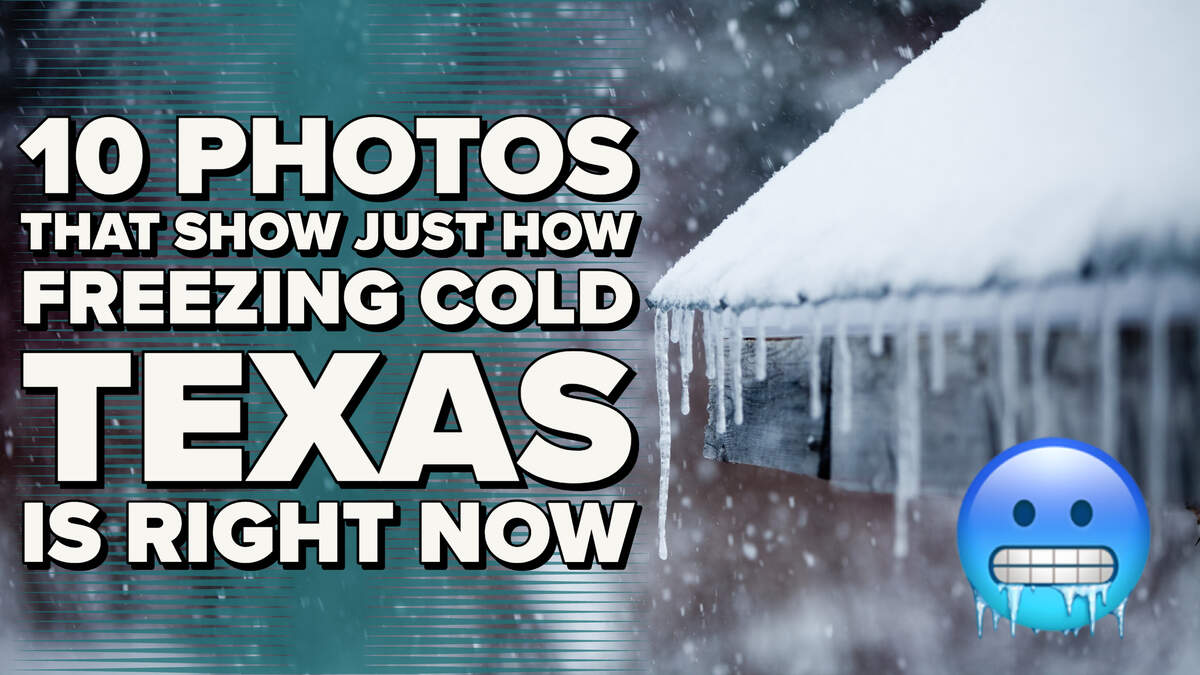 10 Photos That Show Just How Freezing Cold Texas Is Right Now 98.7