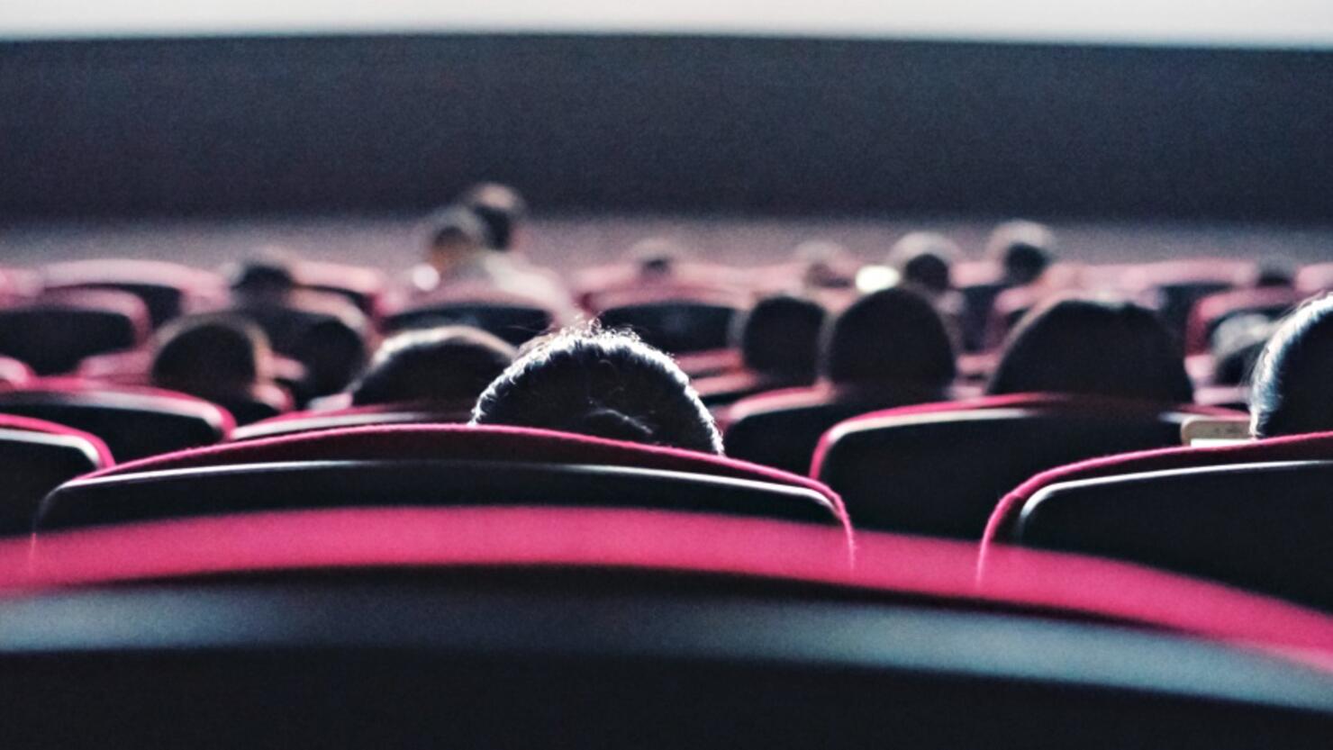 Rear View Of People At Theater