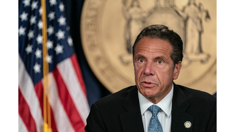 New York Governor Cuomo Holds Briefing In New York