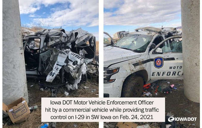 Photos from Iowa Department of Transportation  