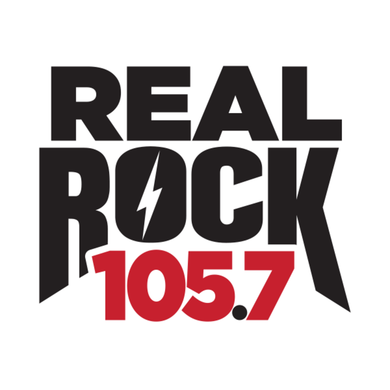 Real Rock 105.7 logo