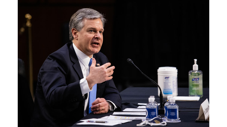 FBI Director Wray Testifies On Capitol Hill Riot To Senate Judiciary Committee