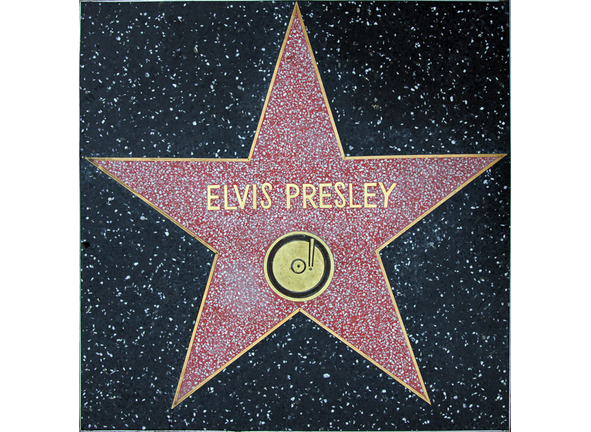 Walk of Fame Hollywood Star - Elvis Presley