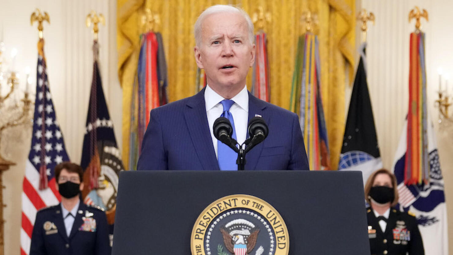 President Biden Delivers Remarks On International Women's Day