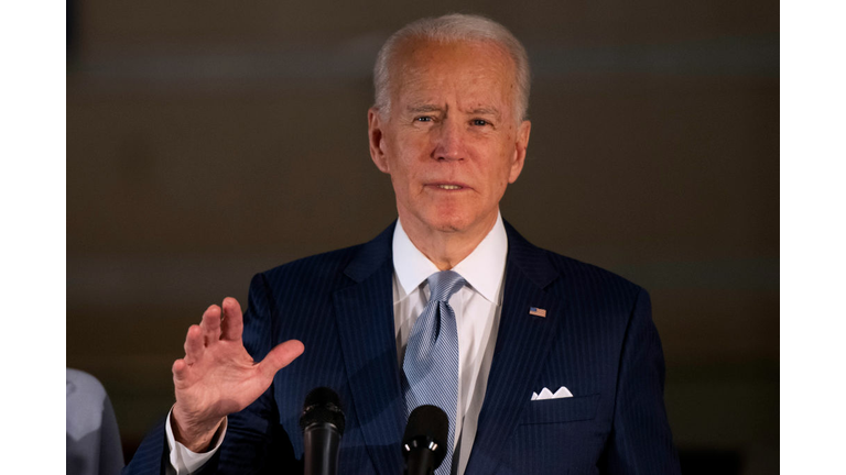 Presidential Candidate Joe Biden Makes Primary Night Remarks In Philadelphia