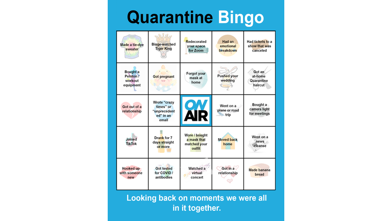 OAWRS Bingo Card 1