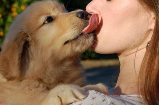 Puppy kisses are the best!