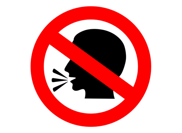 No talking sign