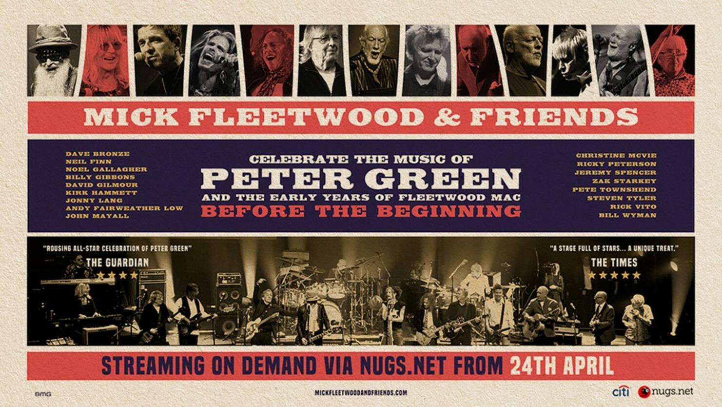 Mick Fleetwood's Peter Green Concert Film Goes Digital For Its Premier