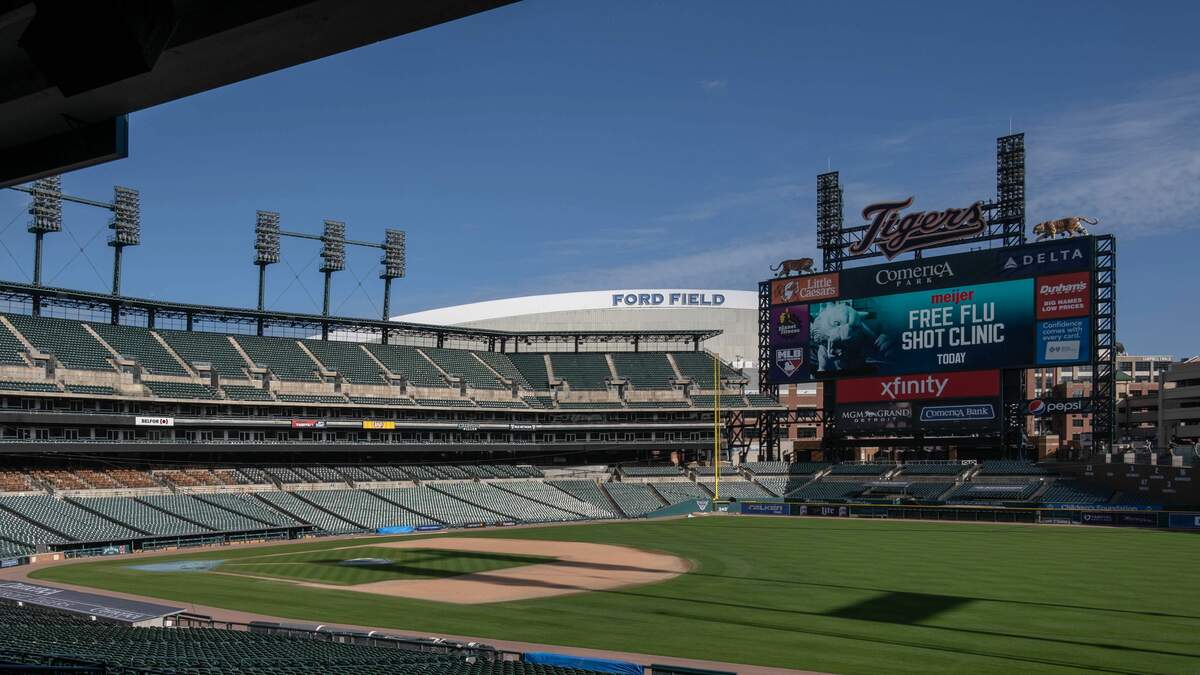 Comerica Park welcomes fans for Tigers' Opening Day