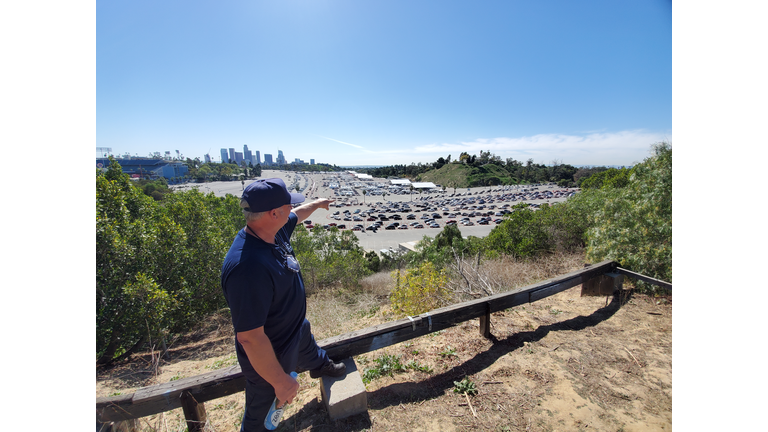 LAFD's Brian LaBrie Shows Dodger Stadium Vaccine Site 