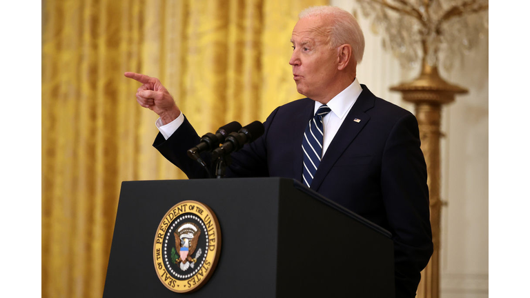 Joe Biden Holds First Press Conference As President