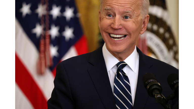 Joe Biden Holds First Press Conference As President