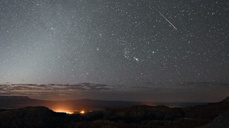 The Annual Perseid Meteor Shower From Bryce Canyon National Park