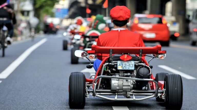Real Mario Kart In Tokyo