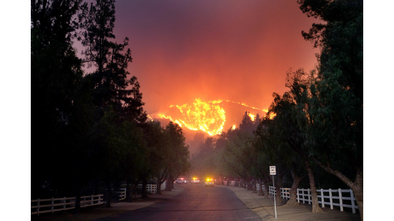 Fast-Spreading Hill and Woolsey Fires Force Evacuations In California's Ventura County