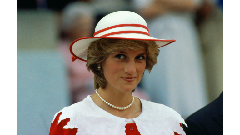 Princess Diana Wearing a Hat