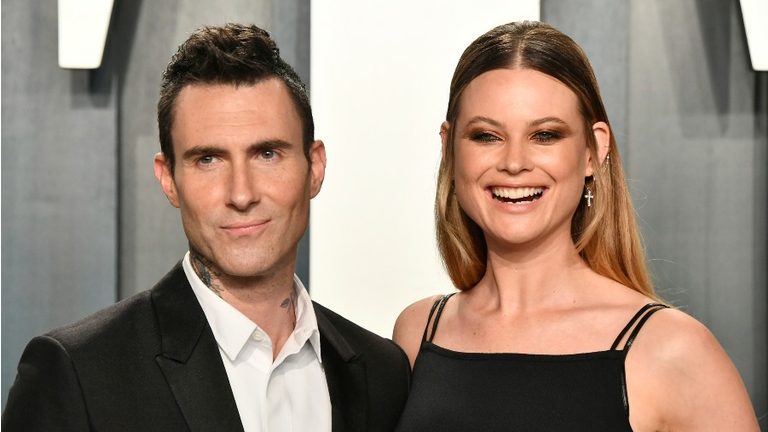 Adam Levine and wife Behati Prinsloo