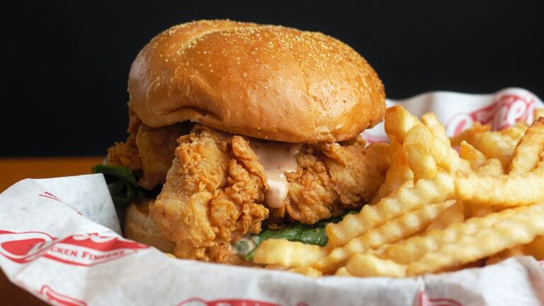 4. Sandwich combo at Raising Cane's