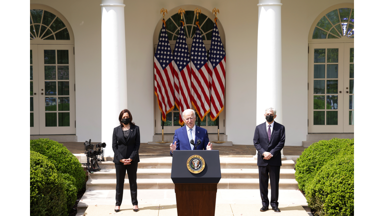 President Biden Delivers Remarks On Gun Violence Prevention From White House Rose Garden