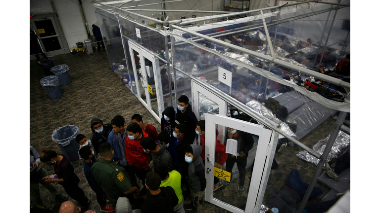 Migrants Housed In Donna, TX As Border Facilities Struggle To Handle Surge