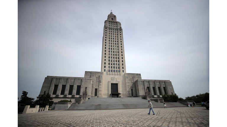 Rally Held At Louisiana Capitol Protesting Stay-At-Home Order And Economic Shutdown
