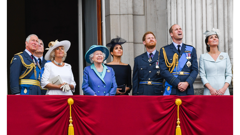 Members Of The Royal Family Attend Events To Mark The Centenary Of The RAF