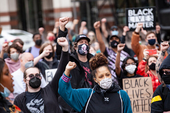 Black Lives Matter Activists Rally In Ohio Against Police Brutality