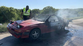 VIDEO: Driver Survives Fiery Explosion On North Texas Highway