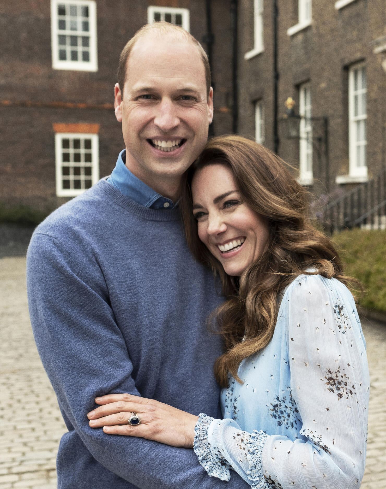 Kate Middleton & Prince William Share New Portraits For Tenth