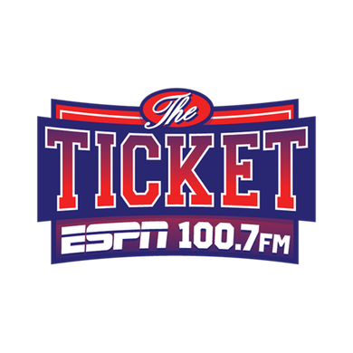ESPN 100.7 The Ticket logo