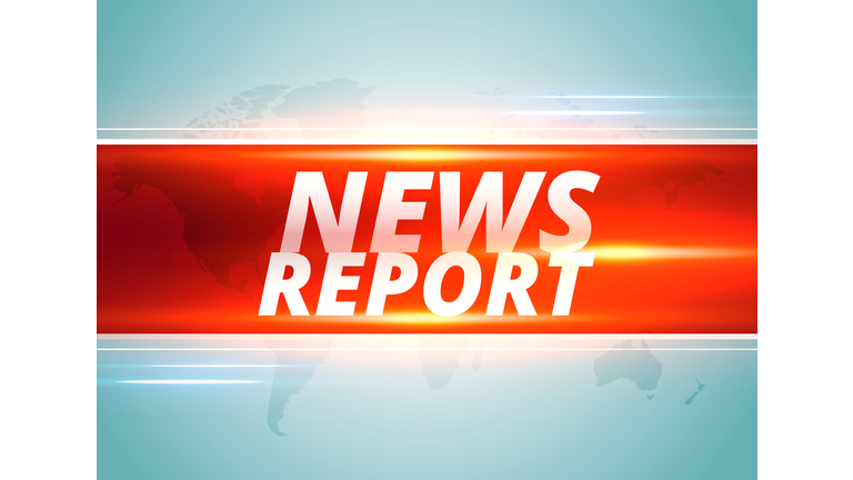 news report concept background design