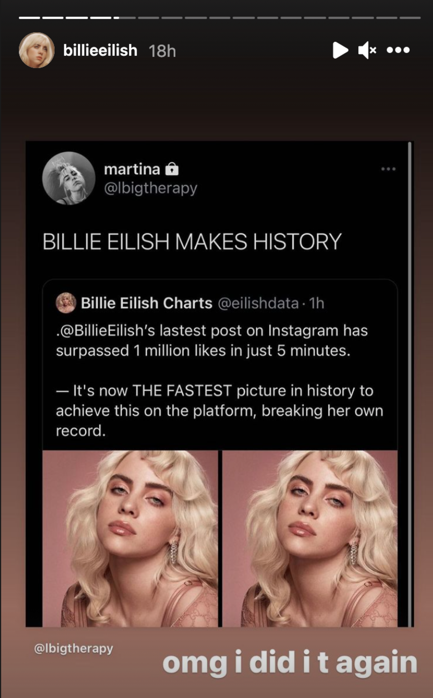 Did Billie Eilish Just Come Out on Instagram?