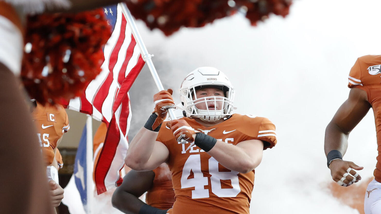 Texas linebacker Jake Ehlinger, brother of Sam Ehlinger, found