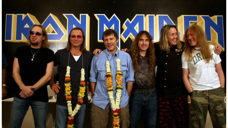 (L to R) Adrian Smith, Dave Murray, Bruc