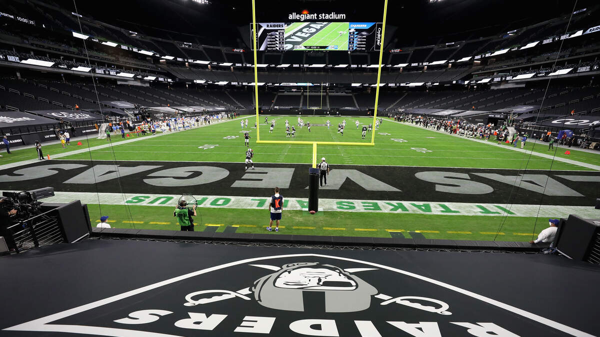 LV Raiders Home Game Endzone