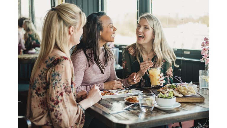 Friends Enjoying Brunch