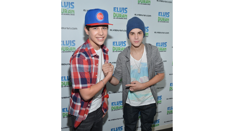 Justin Bieber And Austin Mahone Visit The Elvis Duran Z100 Morning Show