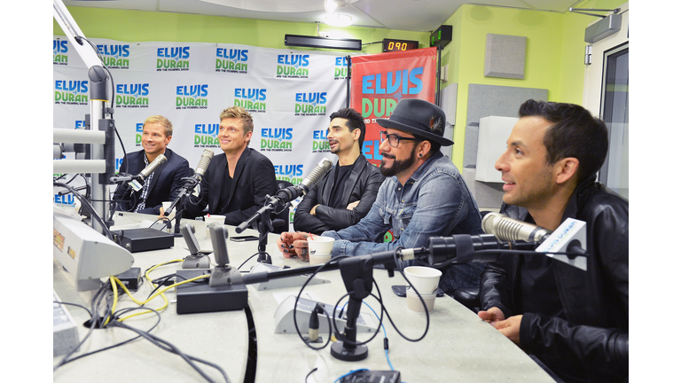 Backstreet Boys Visit Elvis Duran Z100 Morning Show