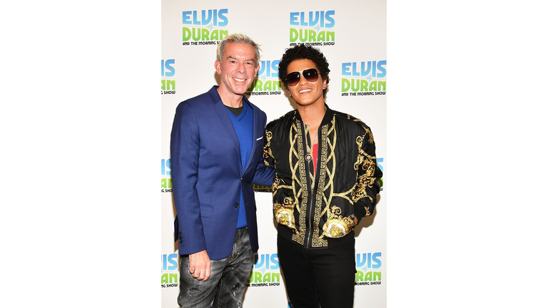 Bruno Mars Visits "The Elvis Duran Z100 Morning Show"