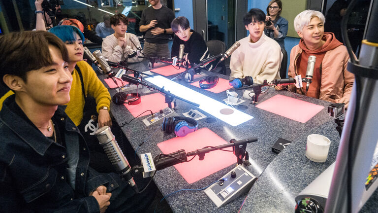 BTS Visits "The Elvis Duran Z100 Morning Show"