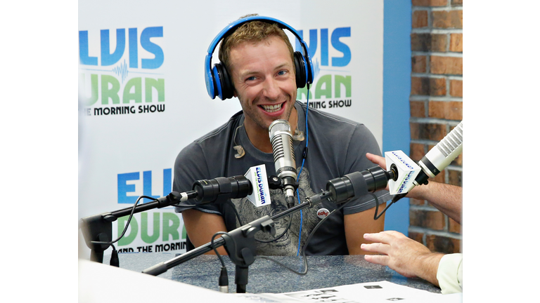 Chris Martin Visits "The Elvis Duran Z100 Morning Show"