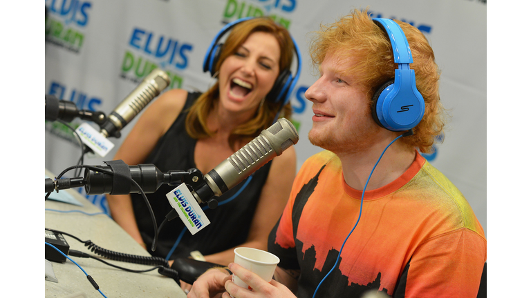 Ed Sheeran Visits "The Elvis Duran Z100 Morning Show"