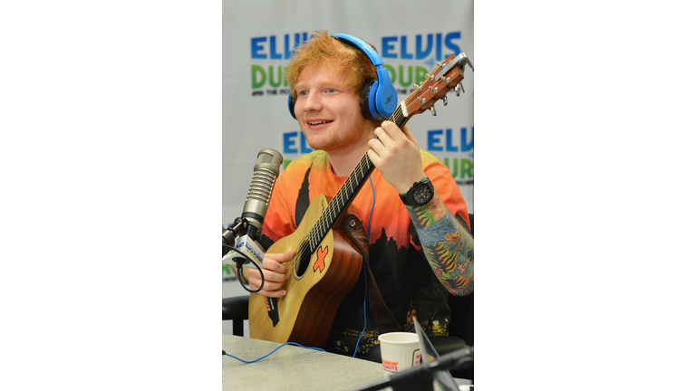 Ed Sheeran Visits "The Elvis Duran Z100 Morning Show"