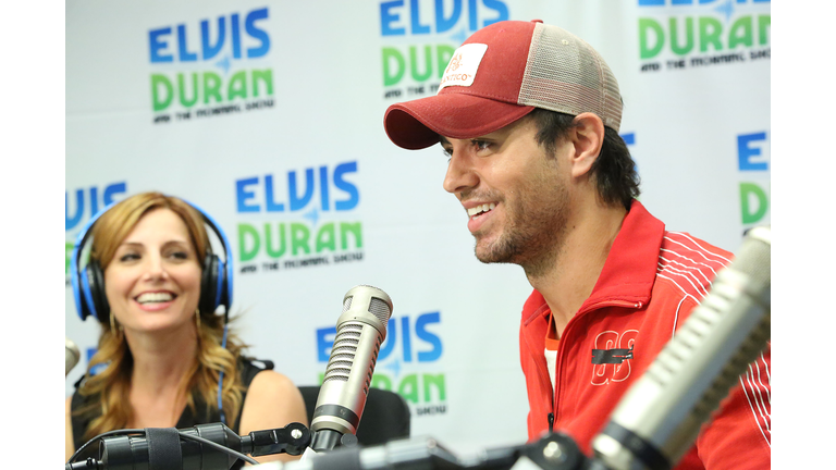 Enrique Iglesias Visits "The Elvis Duran Z100 Morning Show"