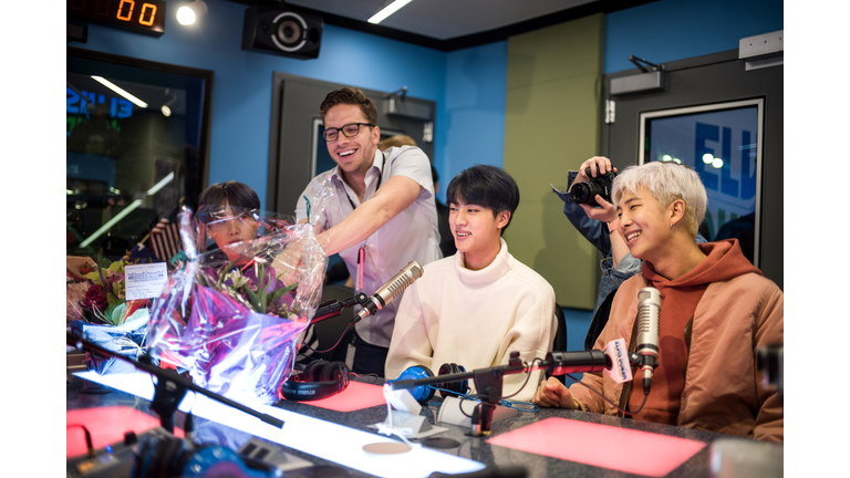 BTS Visits "The Elvis Duran Z100 Morning Show"